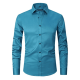 Justine - Tailored Long Sleeve Slim Fit Shirt