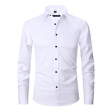 Justine - Tailored Long Sleeve Slim Fit Shirt