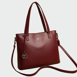 Charlotte Bordeaux Tote Bag