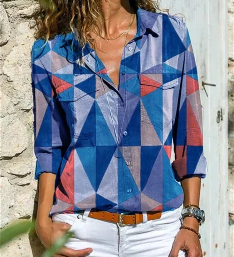 Aoife - Stylish Elegance Blouse - Charlotte & Willow, detail