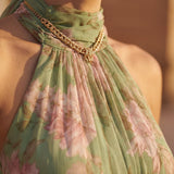 Ailish Halter Dress - Charlotte & Willow, detail