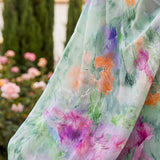 Clodagh Watercolour Print Off Shoulder Dress - Charlotte & Willow, side view