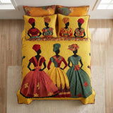 Soulbound Roots 3-Piece Quilted Bedding Set
