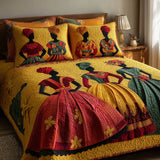 Soulbound Roots 3-Piece Quilted Bedding Set