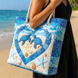 Artisan Beach Tote | Turtles' Tranquility