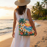 Tropical Breeze Handmade Beach Tote