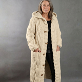 KARINA - ELEGANT COSY COAT WITH TUMMY COVERAGE