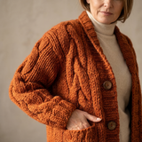KARINA - ELEGANT COSY COAT WITH TUMMY COVERAGE