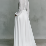 Veronica | Maxi Minimalist Linen Dress