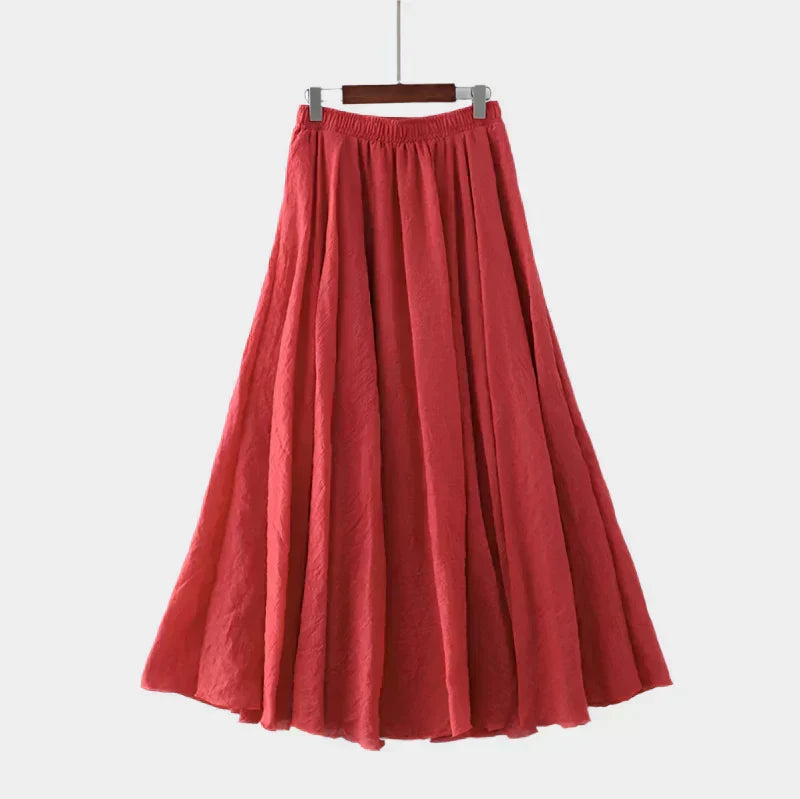 Gráinne - Chic Floor-Length Skirt