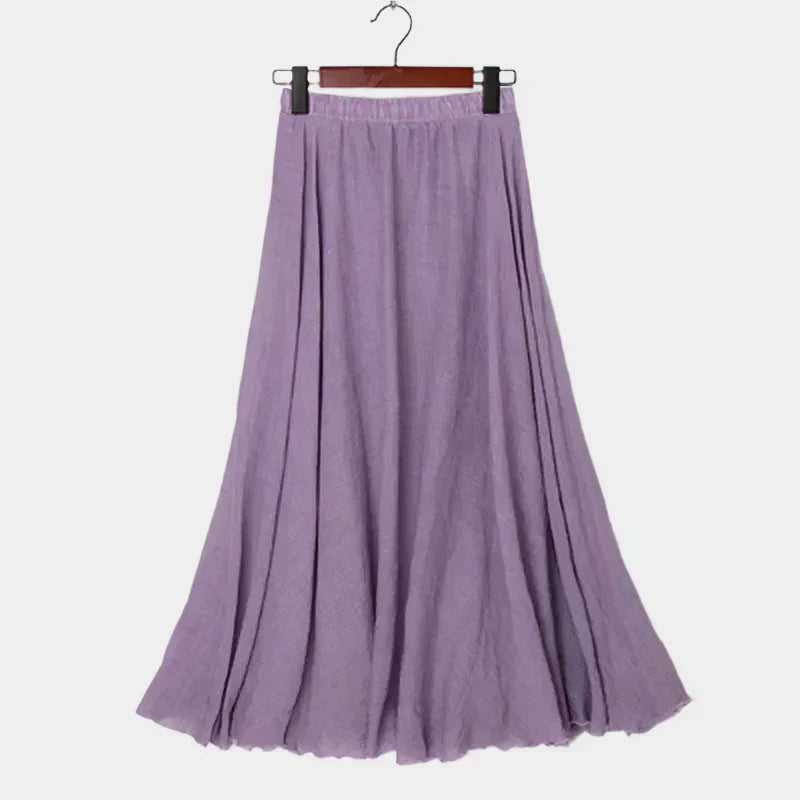 Gráinne - Chic Floor-Length Skirt