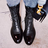 Clara - Sophisticated Leather Ankle Boots