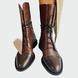 Margaux - Sleek Black Leather Ankle Boots