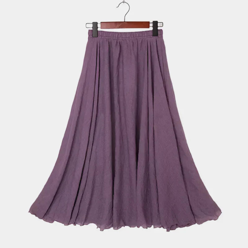 Gráinne - Chic Floor-Length Skirt