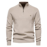 Céline - Breathable Mid-Zip Sweater
