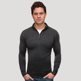 Delphine - Stylish Half-Zip Knit Sweater