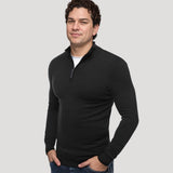 Delphine - Stylish Half-Zip Knit Sweater