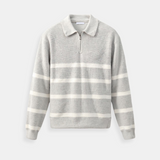 Élodie - Striped Half-Zip Pullover