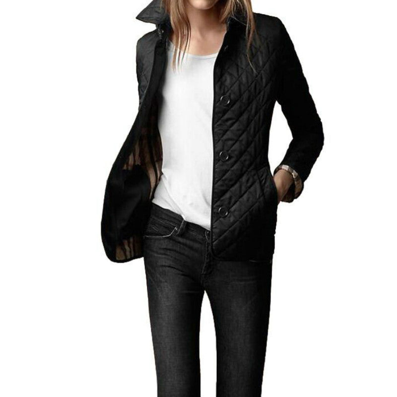 Sorcha - Chic Quilted Overcoat - Charlotte & Willow, styled look