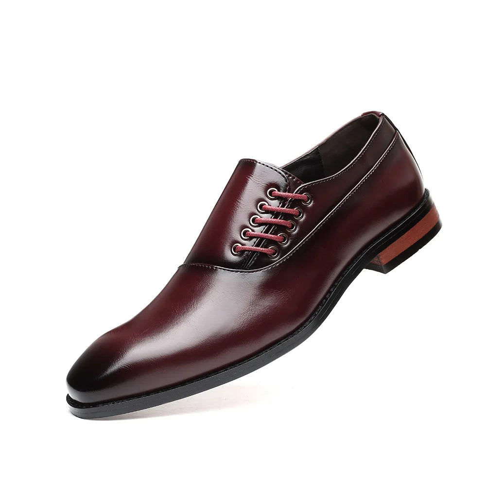 Ruairí Chic Oxford Dress Shoes - Charlotte & Willow, side view