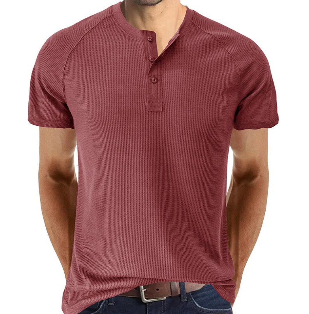Senan Sophisticated Henley Top - Charlotte & Willow