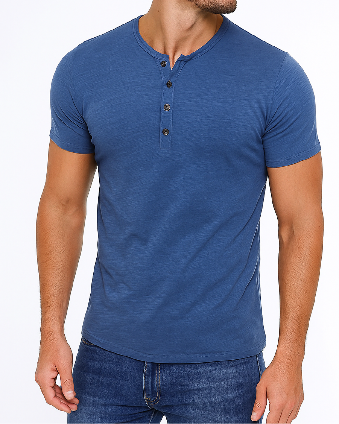 Anaïs - Chemise Henley Élégante