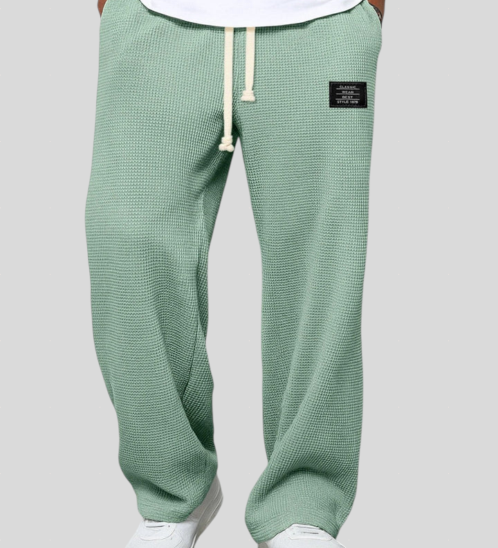 Tadhg Relaxed Fit Wide Leg Trousers - Charlotte & Willow, styled look