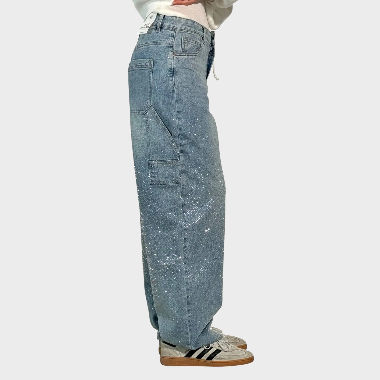 Éabha - Balloon-Style Jeans - Charlotte & Willow, front