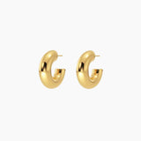 Inès - Bold Gold Hoop Earrings