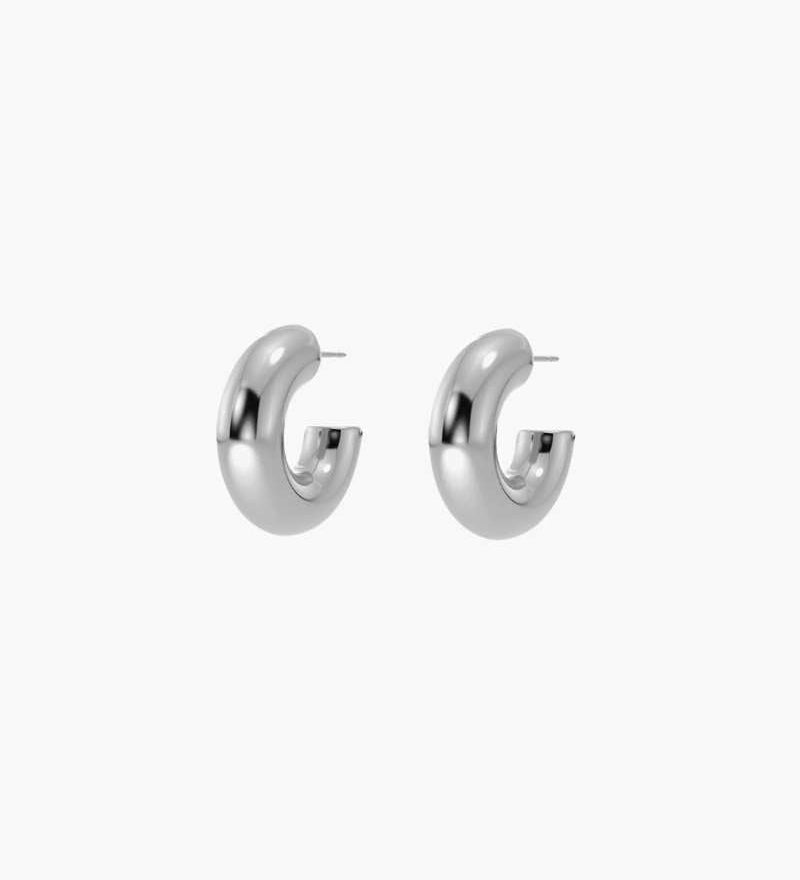 Sinéad - Bold Gold Hoop Earrings - Charlotte & Willow, product photo 9