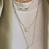 Céline - Diamond Pendant Necklace for Mobile Devices
