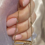 Céline - Diamond Pendant Necklace for Mobile Devices