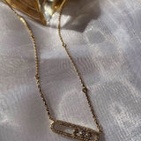 Céline - Diamond Pendant Necklace for Mobile Devices