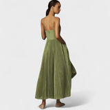 Clara - Elegant Pleated Maxi Dress
