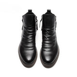 Élodie - Leather Ankle Chelsea Boots