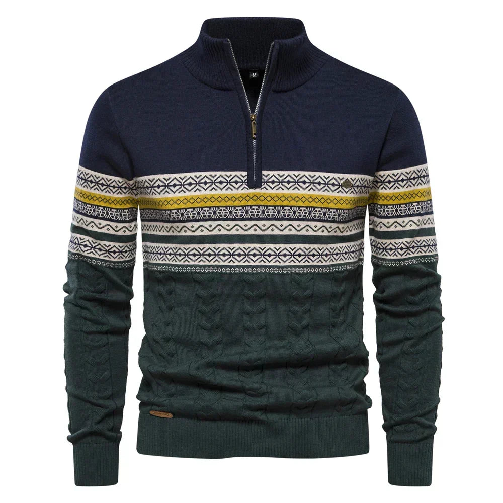 Tadhg Elegant High Neck Sweater - Charlotte & Willow, styled look