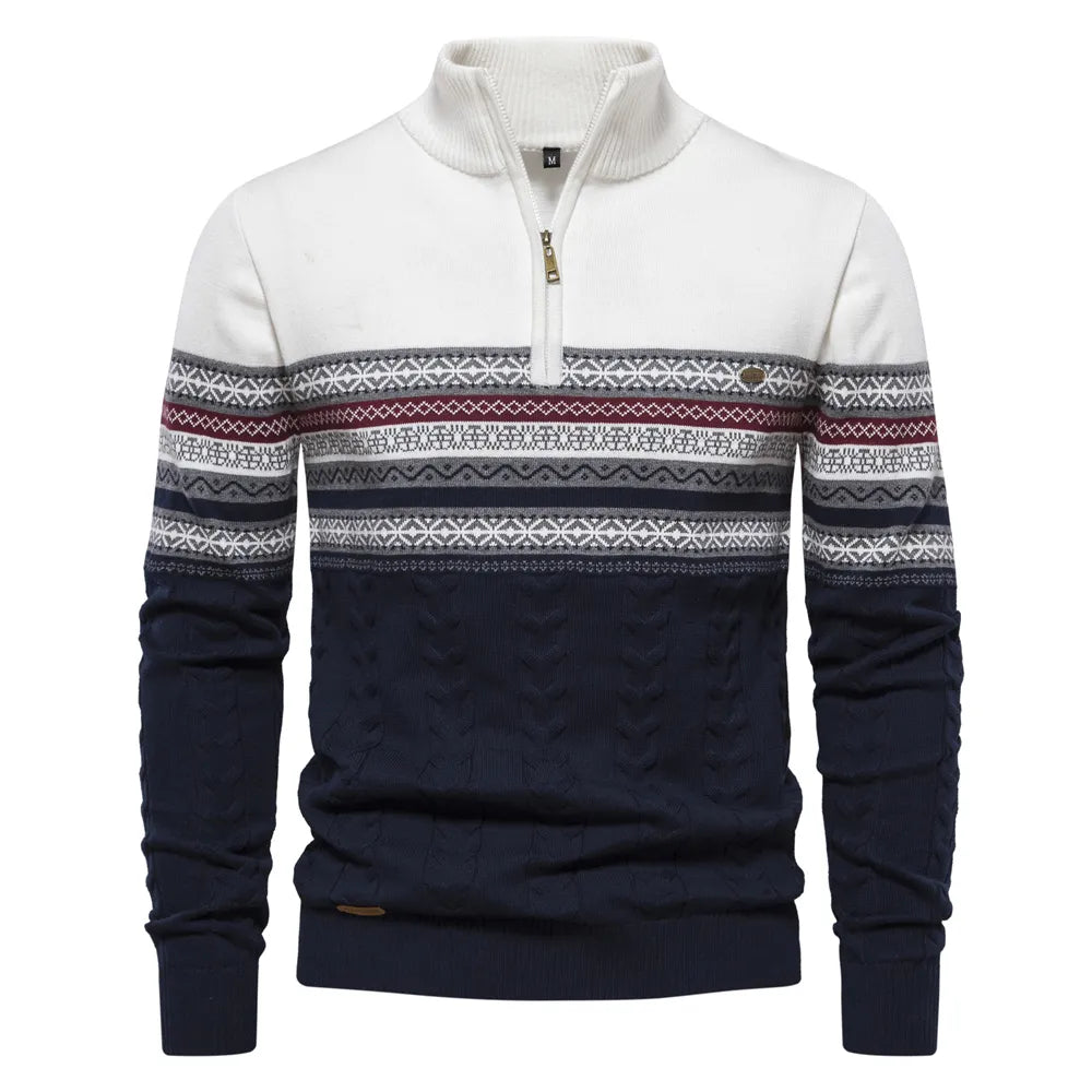 Tadhg Elegant High Neck Sweater - Charlotte & Willow