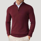 Inès - Cozy Knit Half-Zip Pullover