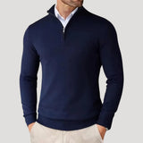 Inès - Cozy Knit Half-Zip Pullover
