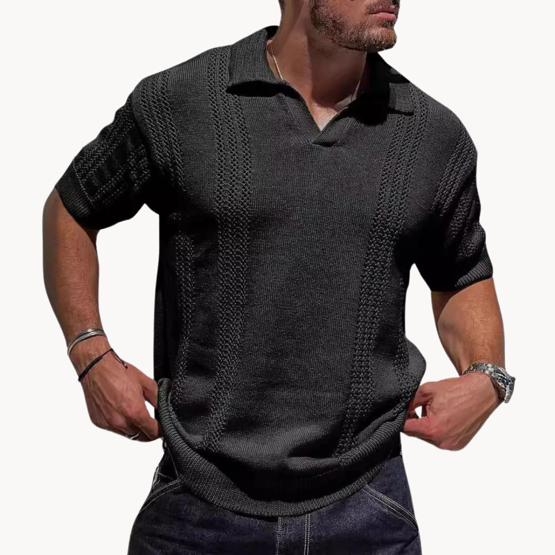 Donal Cozy Polo - Charlotte & Willow, side view