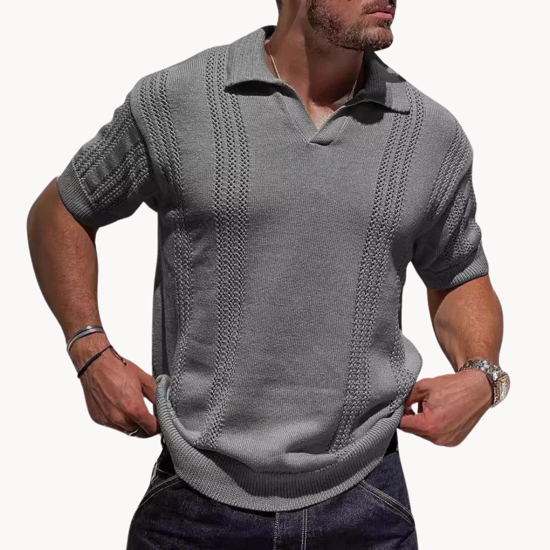 Donal Cozy Polo - Charlotte & Willow, detail
