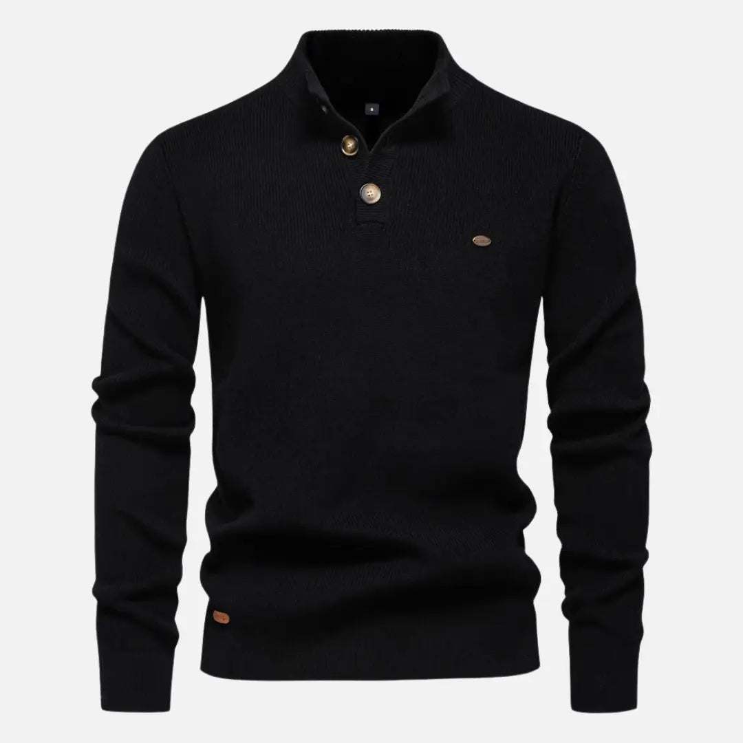 Ronan Turtleneck Sweater - Charlotte & Willow, side view