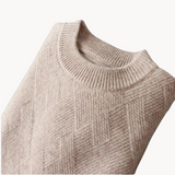 Clara - Elegant Jacquard Knit Sweater