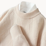 Clara - Elegant Jacquard Knit Sweater