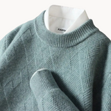 Clara - Elegant Jacquard Knit Sweater