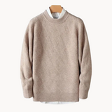 Clara - Elegant Jacquard Knit Sweater