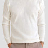 Justine - Chic Ribbed Knit Sweater