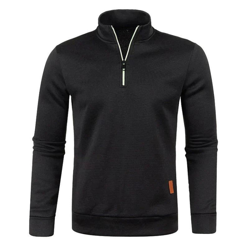 Ruairí Polo Sweater - Charlotte & Willow, side view
