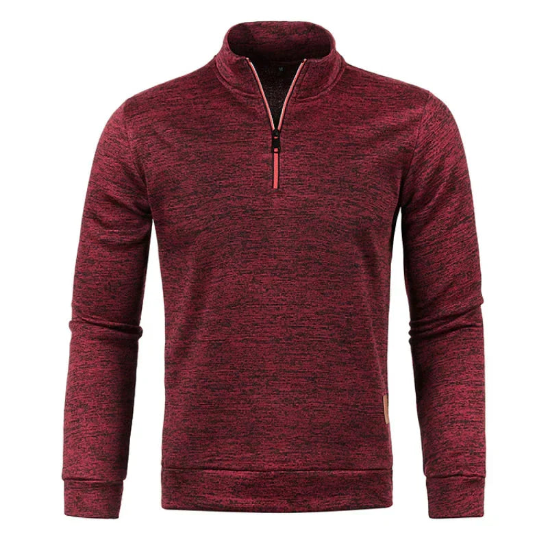 Ruairí Polo Sweater - Charlotte & Willow, side view