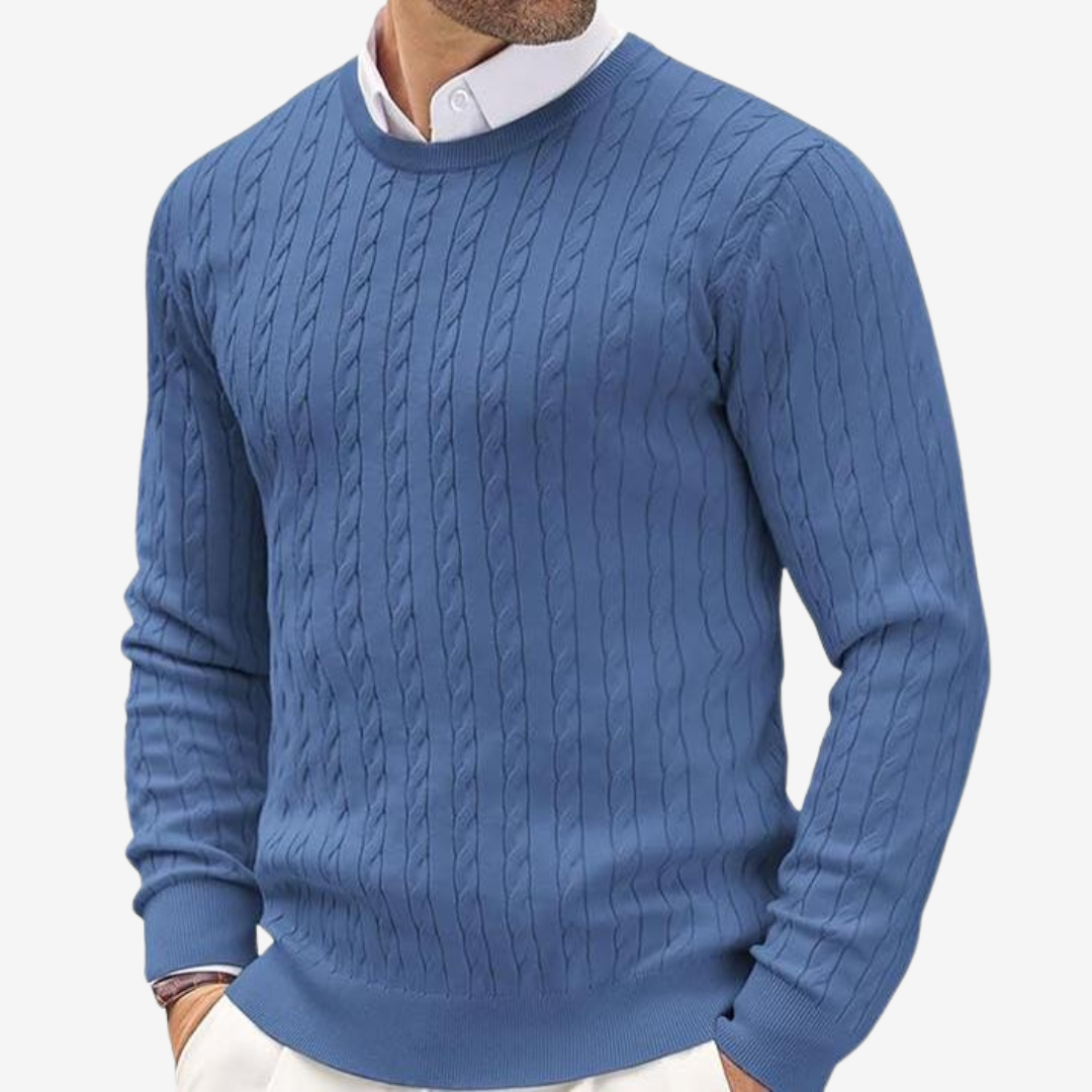 Fergus Cozy Pullover - Charlotte & Willow, detail